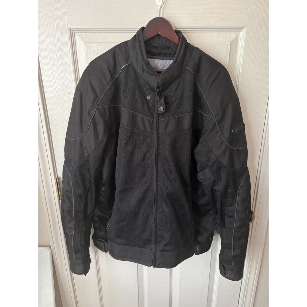 Bilt Motorcycle Jacket Black XL-T BLM 13 Padded Bikers Jacket